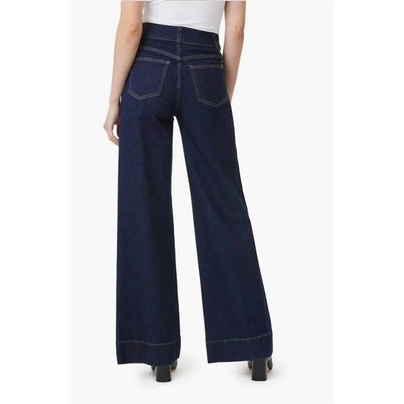 NEW HABITUAL GIRL cowgirl wide leg jeans in dark wash - Picture 3 of 7